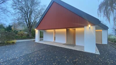 Umbau Friedhofgebäude Laufen-Uhwiesen